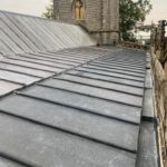 sand-cast lead roof