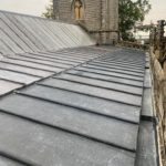 Sand-cast lead roof