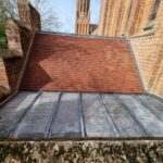 Quarr Abbey, lead roof