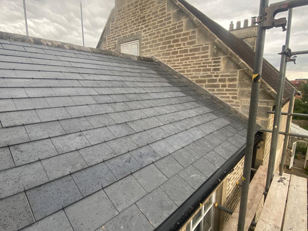 integrated PV slates with natural slates