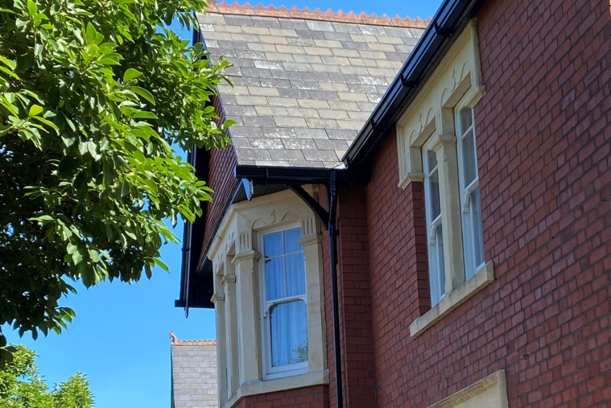 Cast aluminium guttering from Rainclear