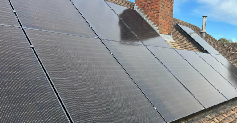 Reroof with solar panels