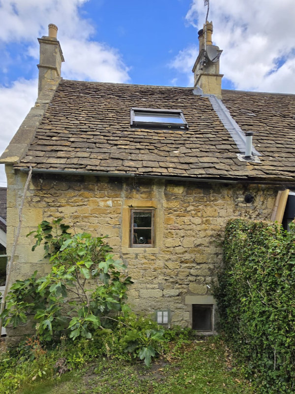 Domestic reroof, before