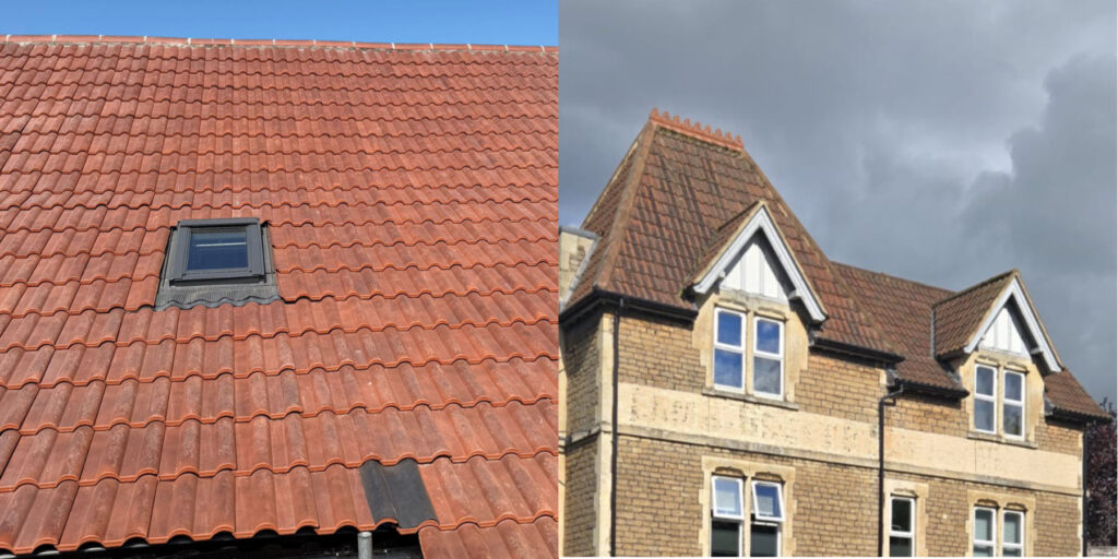 Single lap tiles